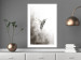 Poster Ethnic Hummingbird - abstraction with a bird in shades of gray 116314 additionalThumb 2