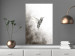 Poster Ethnic Hummingbird - abstraction with a bird in shades of gray 116314 additionalThumb 14