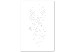 Canvas Print Numerical deer - a minimalist animal theme hidden in numbers 117414