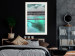 Poster Sea Nostalgia - Scandinavian landscape of green water against the sky 117914 additionalThumb 22