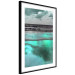 Poster Sea Nostalgia - Scandinavian landscape of green water against the sky 117914 additionalThumb 12