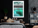 Poster Sea Nostalgia - Scandinavian landscape of green water against the sky 117914 additionalThumb 5