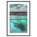 Poster Sea Nostalgia - Scandinavian landscape of green water against the sky 117914 additionalThumb 17