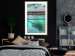 Poster Sea Nostalgia - Scandinavian landscape of green water against the sky 117914 additionalThumb 13