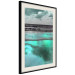 Poster Sea Nostalgia - Scandinavian landscape of green water against the sky 117914 additionalThumb 9