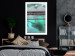 Poster Sea Nostalgia - Scandinavian landscape of green water against the sky 117914 additionalThumb 8