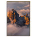 Poster Mountains in the Clouds - landscape of sky and illuminated mountain peaks 118014 additionalThumb 15