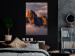 Poster Mountains in the Clouds - landscape of sky and illuminated mountain peaks 118014 additionalThumb 24