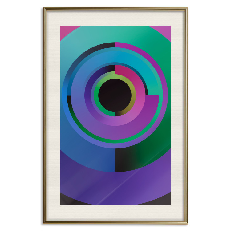 Poster Colorful Modes - multicolored abstraction with geometric figures 119214 additionalImage 19
