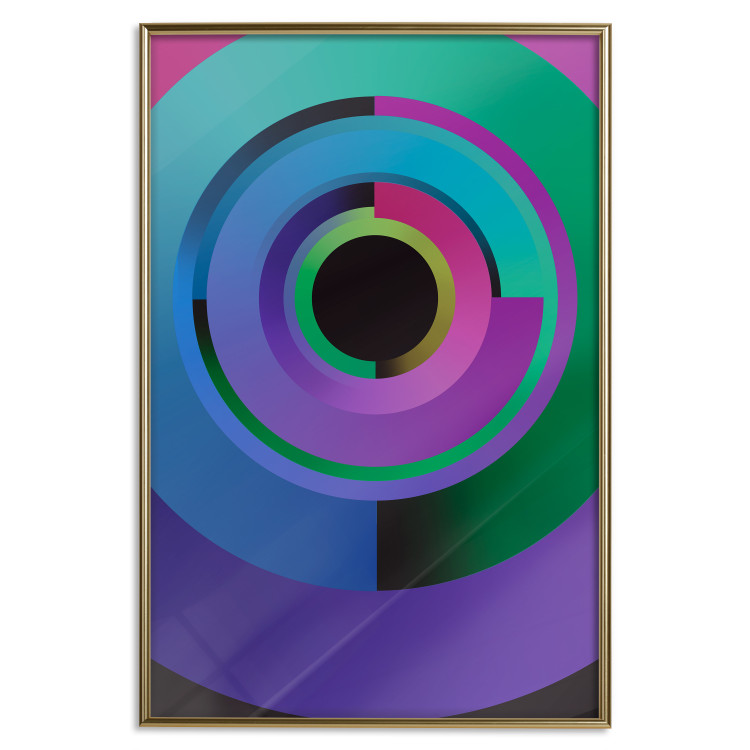 Poster Colorful Modes - multicolored abstraction with geometric figures 119214 additionalImage 20