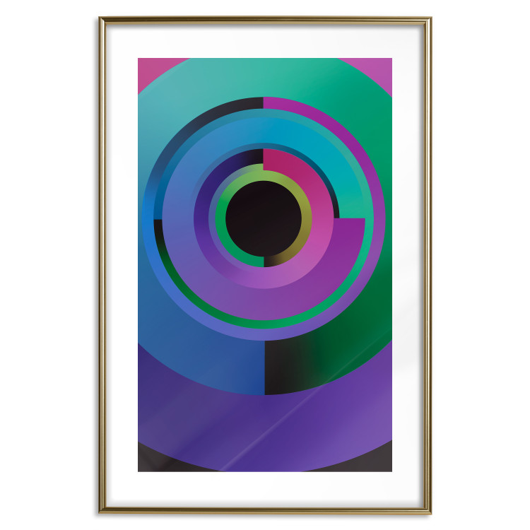 Poster Colorful Modes - multicolored abstraction with geometric figures 119214 additionalImage 14