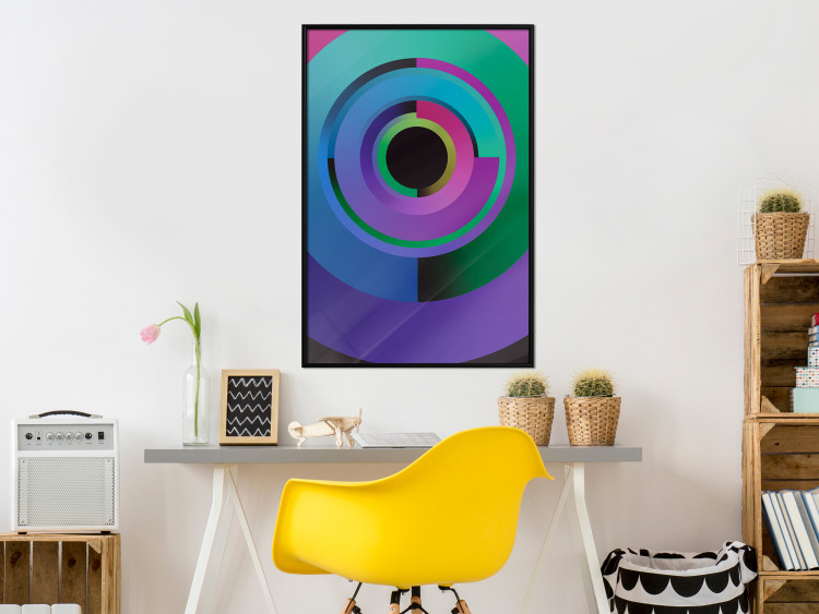 Poster Colorful Modes - multicolored abstraction with geometric figures 119214 additionalImage 3