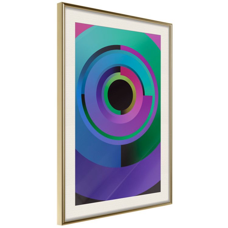Poster Colorful Modes - multicolored abstraction with geometric figures 119214 additionalImage 2