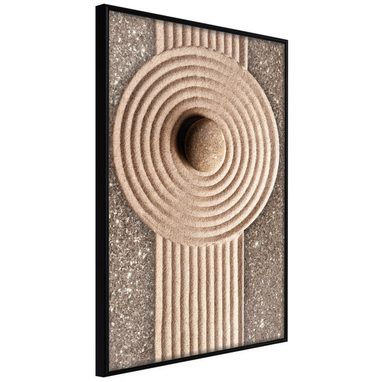 Poster Flow of Energy - abstract composition with a stone in a zen style 121914 additionalImage 10