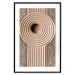 Poster Flow of Energy - abstract composition with a stone in a zen style 121914 additionalThumb 15
