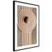 Poster Flow of Energy - abstract composition with a stone in a zen style 121914 additionalThumb 11