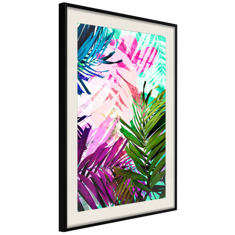 Poster Colorful Rustle - abstract plant motif with colorful leaves 122314 additionalImage 3
