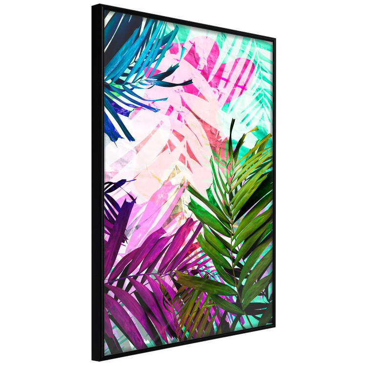 Poster Colorful Rustle - abstract plant motif with colorful leaves 122314 additionalImage 10