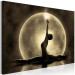 Canvas Art Print Reaching for the stars - a ballerina theme against the moon 122914 additionalThumb 2