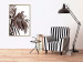 Poster Sunbathed - tropical brown palm leaves on white background 123514 additionalThumb 5