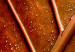 Canvas Copper leaf - a photograph of an autumn leaf in warm colours 123914 additionalThumb 5