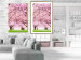 Wall Poster Cherry Orchard - landscape of green grass and trees with pink leaves 126214 additionalThumb 13