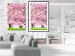 Wall Poster Cherry Orchard - landscape of green grass and trees with pink leaves 126214 additionalThumb 4