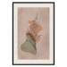Wall Poster Sword Lily - warm abstraction with a flower and rounded shapes in boho style 129314 additionalThumb 21