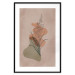 Wall Poster Sword Lily - warm abstraction with a flower and rounded shapes in boho style 129314 additionalThumb 15