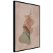 Wall Poster Sword Lily - warm abstraction with a flower and rounded shapes in boho style 129314 additionalThumb 11