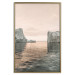 Wall Poster Icy Statues - landscape of stone rocks on water against ocean 129714 additionalThumb 17
