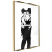 Poster Kissing Coppers - two kissing black figures in Banksy style 132414 additionalThumb 12