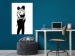 Poster Kissing Coppers - two kissing black figures in Banksy style 132414 additionalThumb 14