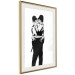 Poster Kissing Coppers - two kissing black figures in Banksy style 132414 additionalThumb 2