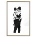 Poster Kissing Coppers - two kissing black figures in Banksy style 132414 additionalThumb 20
