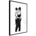 Poster Kissing Coppers - two kissing black figures in Banksy style 132414 additionalThumb 11