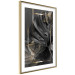 Poster Black and Gold - black leaf composition with delicate golden details 134514 additionalThumb 7