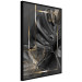 Poster Black and Gold - black leaf composition with delicate golden details 134514 additionalThumb 11