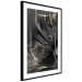 Poster Black and Gold - black leaf composition with delicate golden details 134514 additionalThumb 6