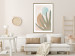Wall Poster Agave in the Sun - pastel abstraction of patterns on a light beige background 135614 additionalThumb 19