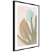 Wall Poster Agave in the Sun - pastel abstraction of patterns on a light beige background 135614 additionalThumb 22
