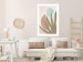 Wall Poster Agave in the Sun - pastel abstraction of patterns on a light beige background 135614 additionalThumb 5