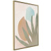 Wall Poster Agave in the Sun - pastel abstraction of patterns on a light beige background 135614 additionalThumb 23