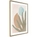 Wall Poster Agave in the Sun - pastel abstraction of patterns on a light beige background 135614 additionalThumb 20