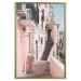 Wall Poster House in Amalfi - warm composition with pink Italian architecture 135914 additionalThumb 11