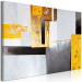 Canvas Golden Place (1-piece) Wide - modern abstraction with figures 138214 additionalThumb 2
