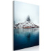 Canvas Identity of Beauty (1-piece) Vertical - winter landscape with mountain over water 138714 additionalThumb 2