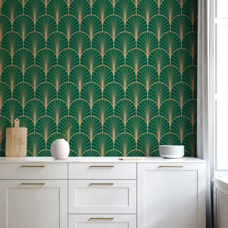 Modern Wallpaper Green Art Deco 143214 additionalImage 8