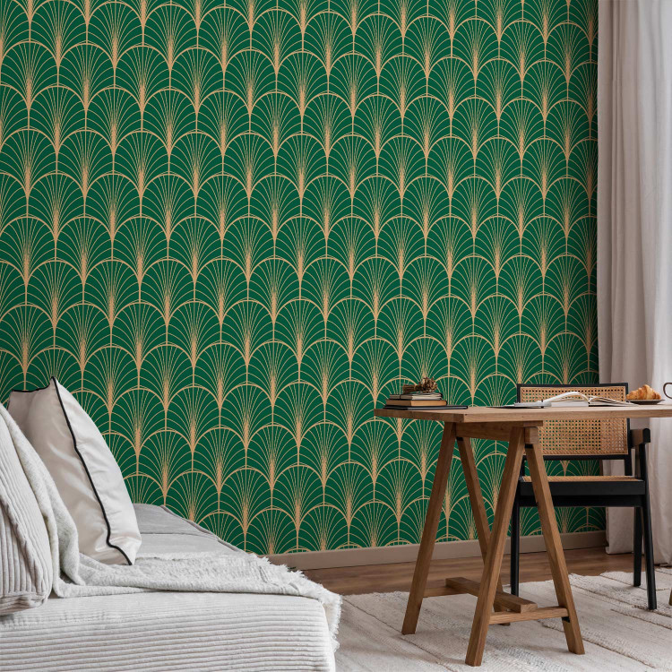 Modern Wallpaper Green Art Deco 143214 additionalImage 5