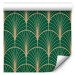 Modern Wallpaper Green Art Deco 143214 additionalThumb 6